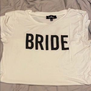 Bride graphic tee